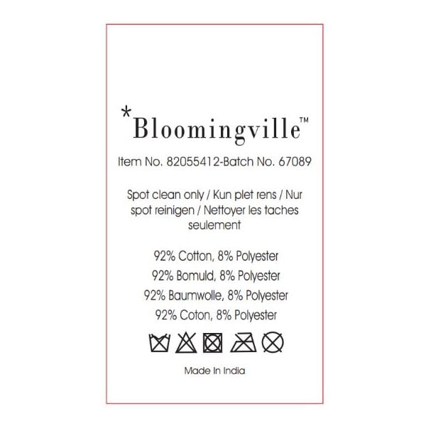 Baltos spalvos/pilkos spalvos iš medvilnės kilimas 90x150 cm Katie – Bloomingville-image-4