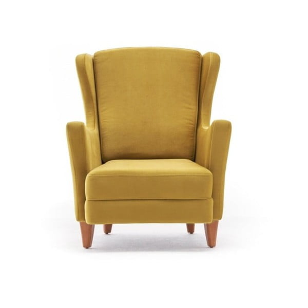 Geltonas fotelis Lola Brejer - Artie