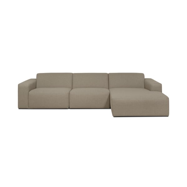 Smėlio spalvos kampinė sofa (dešinysis kampas) Roxy - Scandic