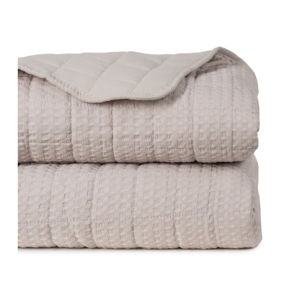 Smėlio spalvos dygsniuota lovatiesė 180x260 cm – Ixia