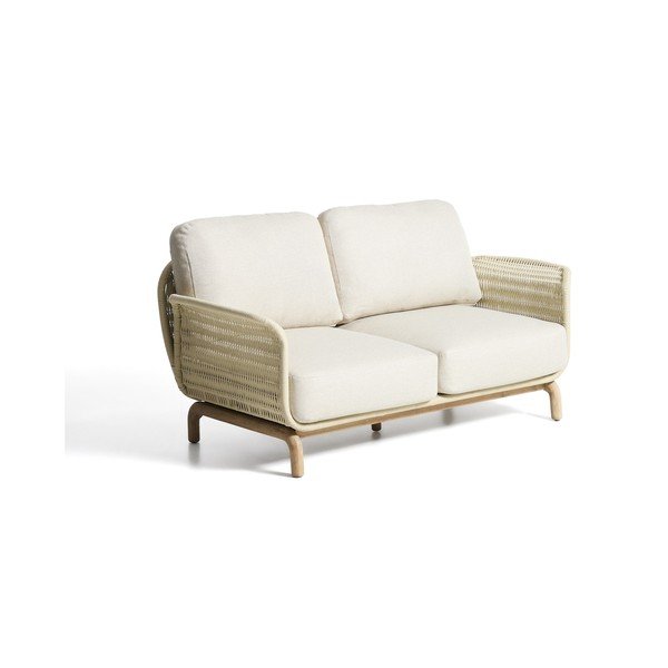 Smėlio spalvos iš audinio sodo sofa Alipa – Kave Home