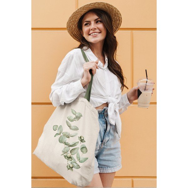 Smėlio spalvos tekstilinė rankinė Kate Louise-image-2