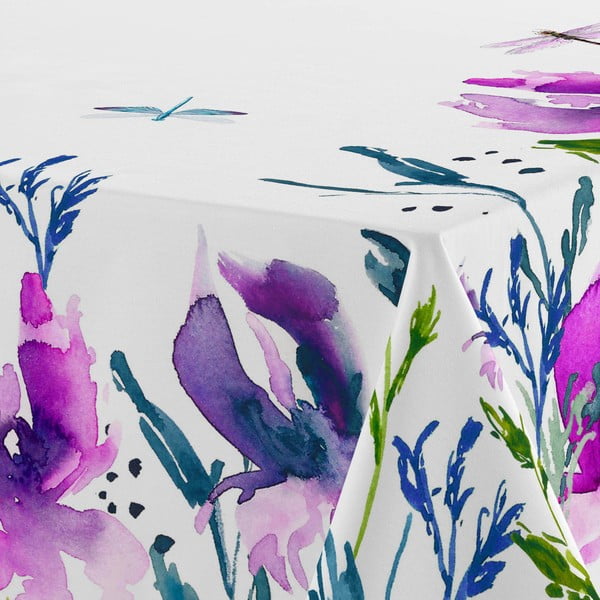 Iš medvilnės staltiesė 150x150 cm Midnight Iris – Happy Friday-image-3