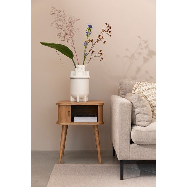 Natūralios spalvos naktinis staliukas iš ąžuolo Barbier – Zuiver-image-1