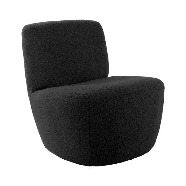 Iš boucle krėslas juodos spalvos Ada – Leitmotiv