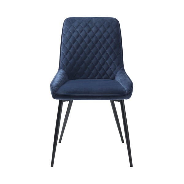 Mėlyno aksomo valgomojo kėdė Milton - Unique Furniture