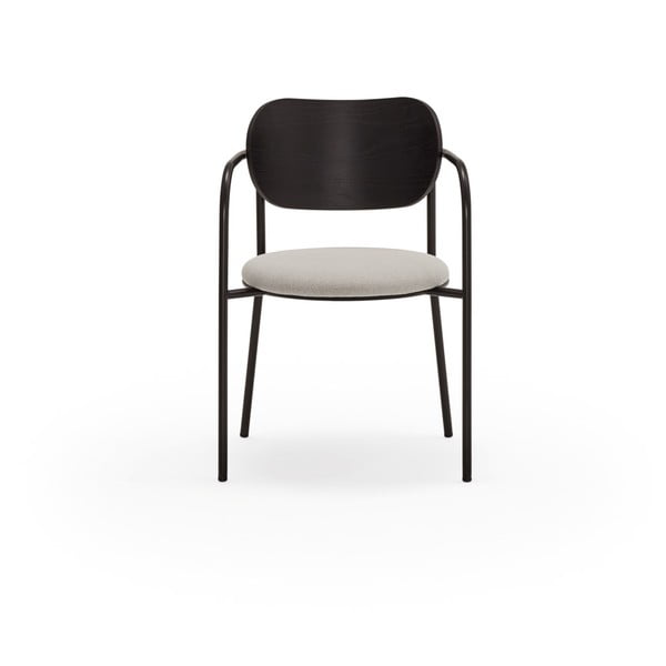 Juodai pilka valgomojo kėdė iš pelenų dekoro Eclipse - Teulat-image-3