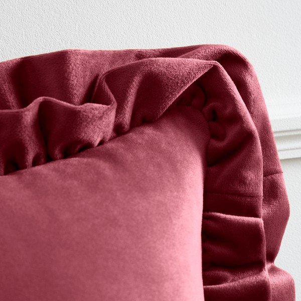 Iš velveto dekoratyvinė pagalvėlė 43x43 cm Velvet Double Frill – Catherine Lansfield-image-2