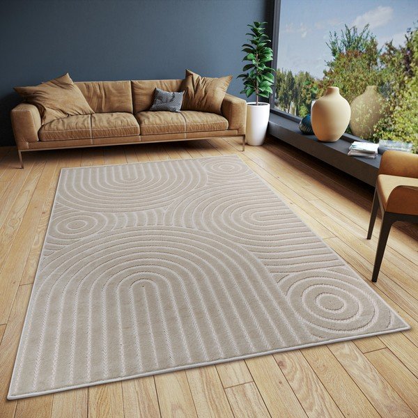 Kilimas kreminės spalvos 57x90 cm Iconic Wave – Hanse Home-image-1