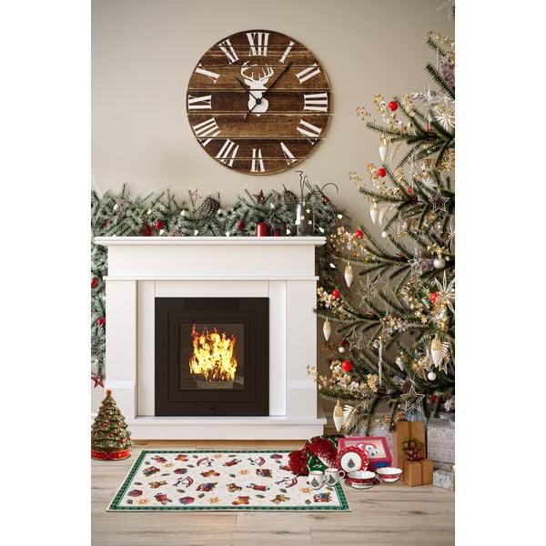 Kilimas žalios spalvos su Kalėdų motyvu 50x80 cm Green Christmas – Villeroy&Boch-image-1