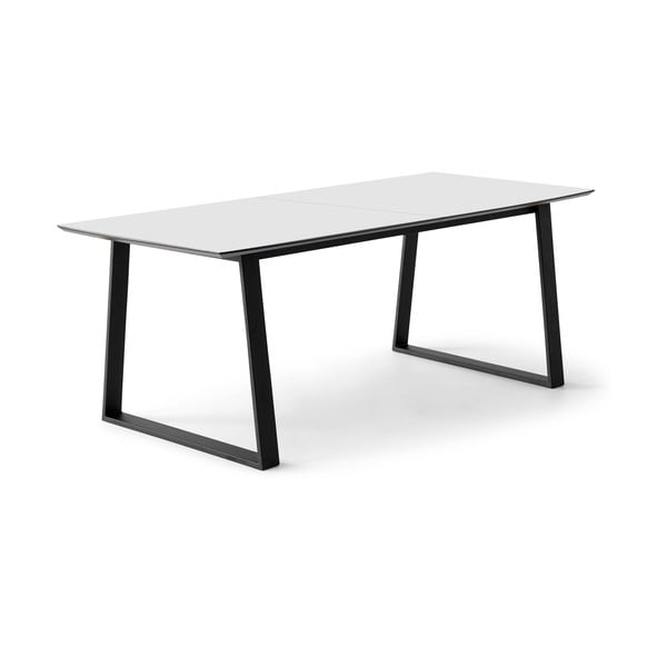 Prailginamas valgomojo stalas su papildomu stalviršiu su baltu stalviršiu 100x210 cm Meza – Hammel Furniture