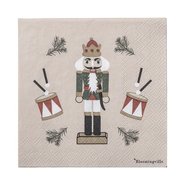 Iš popieriaus servetėlės 20 vnt. 25x25 cm Jolly – Bloomingville-image-2