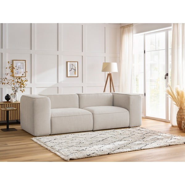 Sofa smėlio spalvos 255 cm Zephyr – Bobochic Paris-image-1