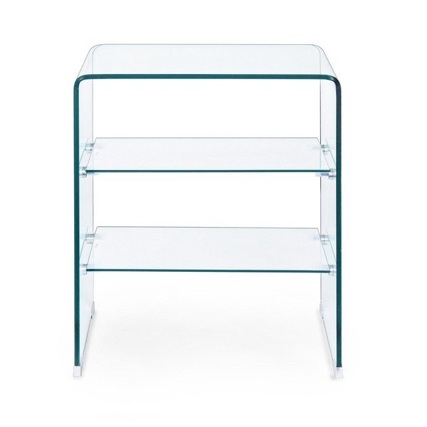 Iš stiklo šoninis stalas 40x50 cm Iride – Bizzotto