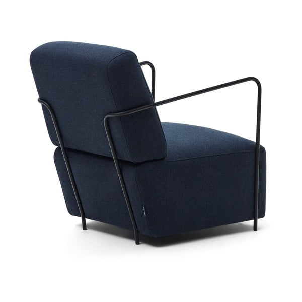 Mėlynos spalvos krėslas Gamer – Kave Home-image-3