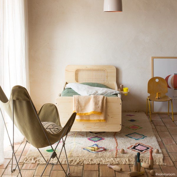 Skalbiamas/rankų darbo iš medvilnės kilimas kreminės spalvos 140x200 cm Kaarol – Lorena Canals-image-4