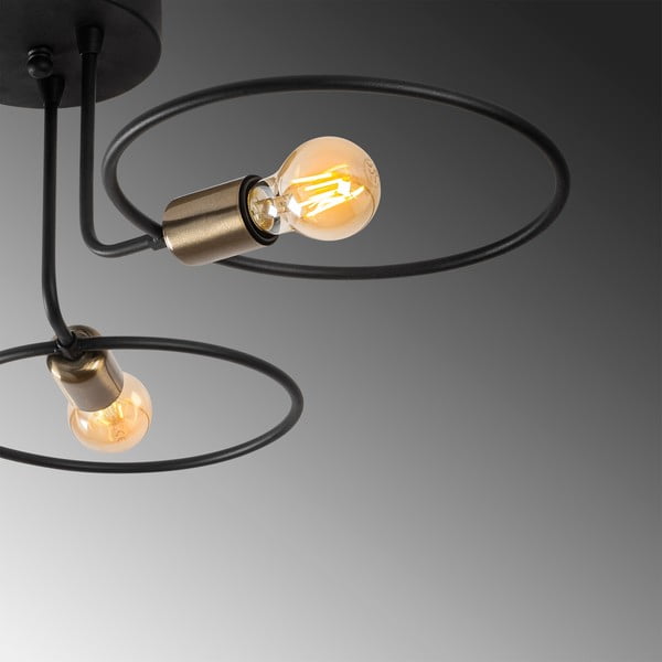 Lubinis šviestuvas juodos spalvos Circle – Opviq lights-image-4
