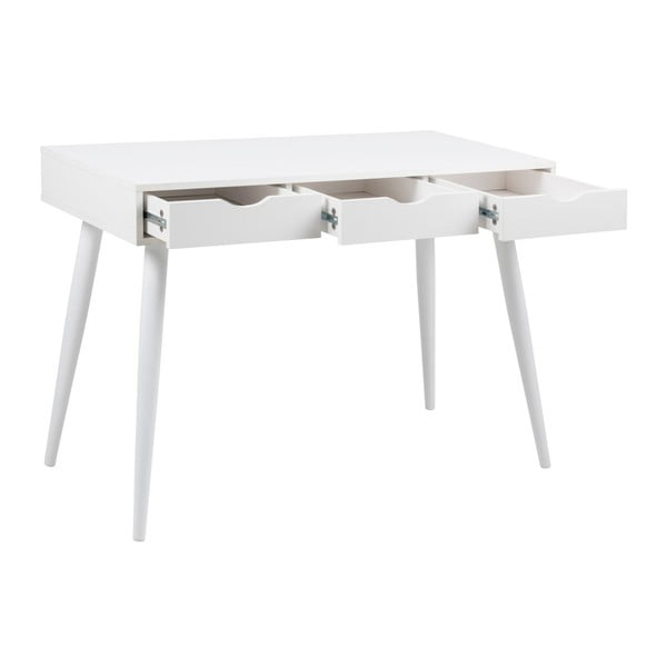 Baltas darbo stalas su stalčiais Actona Neptune-image-3