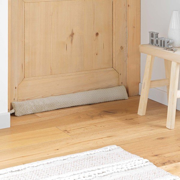 Smėlio spalvos sandarinimo juosta 10x80 cm Flanela – douceur d'intérieur-image-1