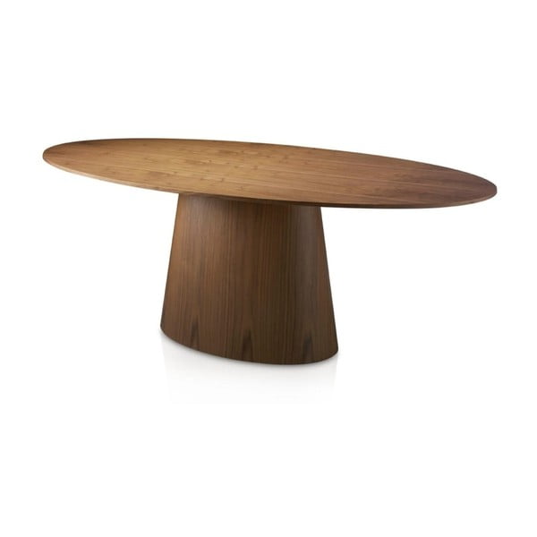 Ovalus valgomojo stalas iš graikinio riešuto lukšto Ángel Cerdá Luis-image-1