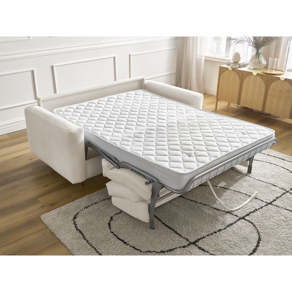 Smėlio spalvos sofa miegojimui/sulankstoma 220 cm Cocoone – Bobochic Paris-image-1