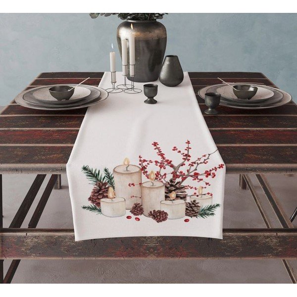 Stalo takelis su Kalėdų motyvu 45x140 cm Merry Christmas – Mila Home-image-1