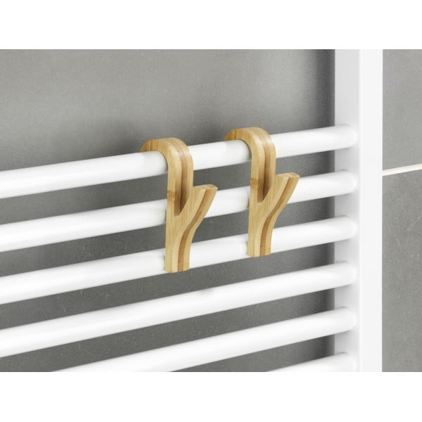 Pakabinami iš bambuko kabliai natūralios spalvos 2 vnt. – Wenko-image-1