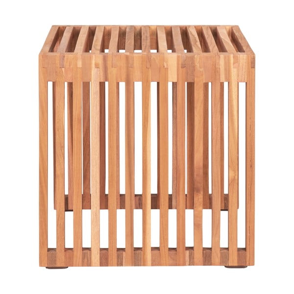 Iš tikmedžio masyvo šoninis stalas 40x40 cm Pego – House Nordic-image-4