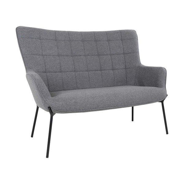 Pilka sofa 128 cm Glasgow - House Nordic-image-1