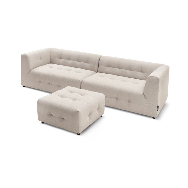 Smėlio spalvos sofa 324 cm Kleber - Bobochic Paris-image-3