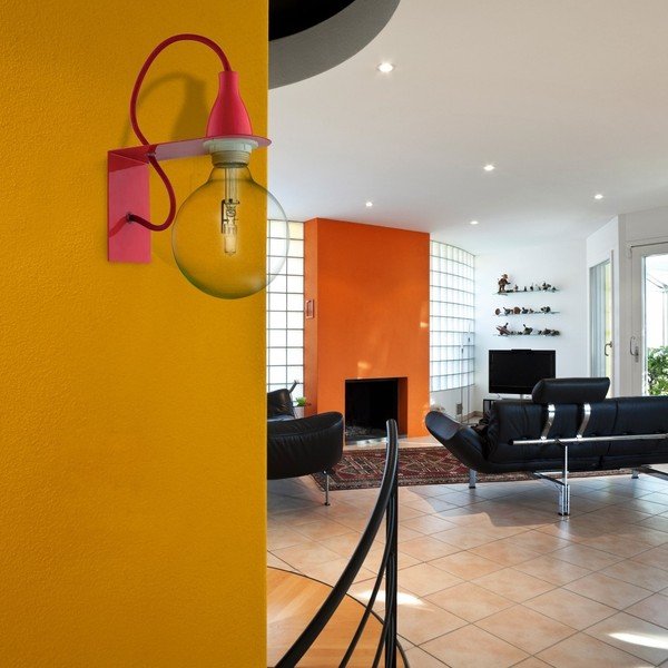 Raudonas sieninis šviestuvas "Evergreen Lights City-image-2