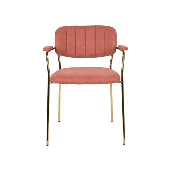 Valgomojo kėdės rožinės spalvos 2 vnt. Jolien – White Label-image-2