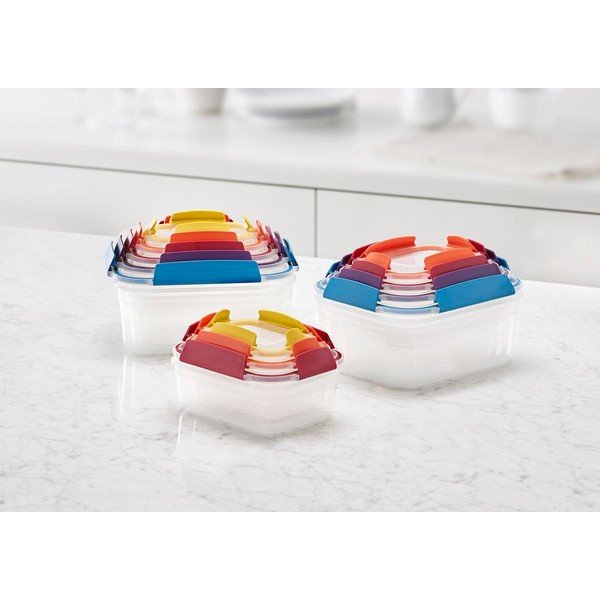 Kompaktiškas 4 Joseph Joseph Nest Lock indų rinkinys-image-2