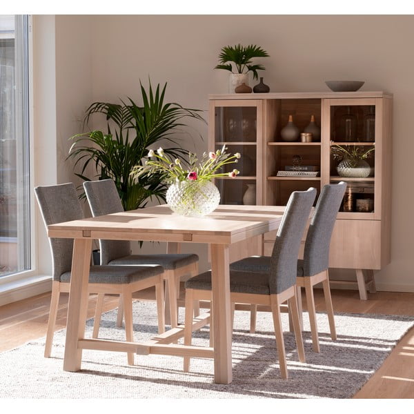 Matinis ąžuolo medienos valgomojo stalas Rowico Brooklyn, 170 x 95 cm-image-2