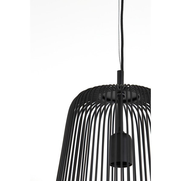 Juodas lubinis šviestuvas ø 27 cm Rilanu - Light & Living-image-1