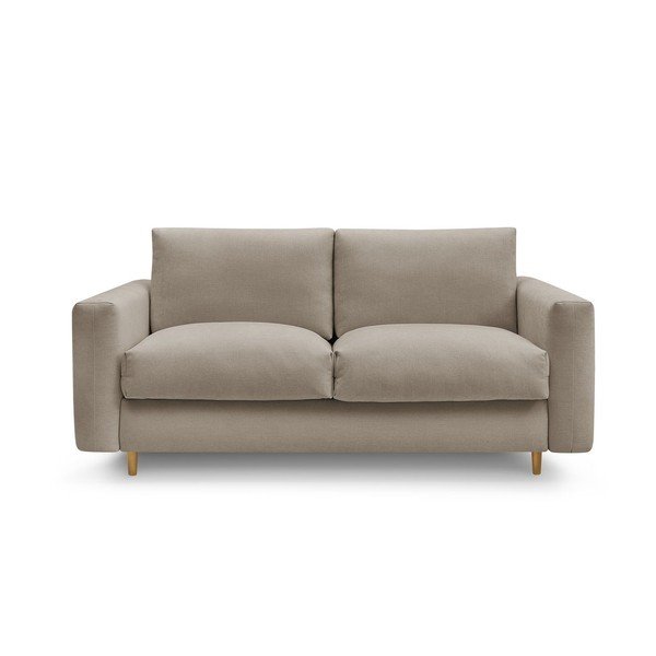 Taupe spalvos sofa miegojimui/sulankstoma 220 cm Cocoone – Bobochic Paris