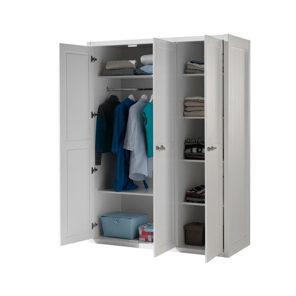 Balta vaikiška spinta "Vipack Lewis", 145 cm pločio-image-1