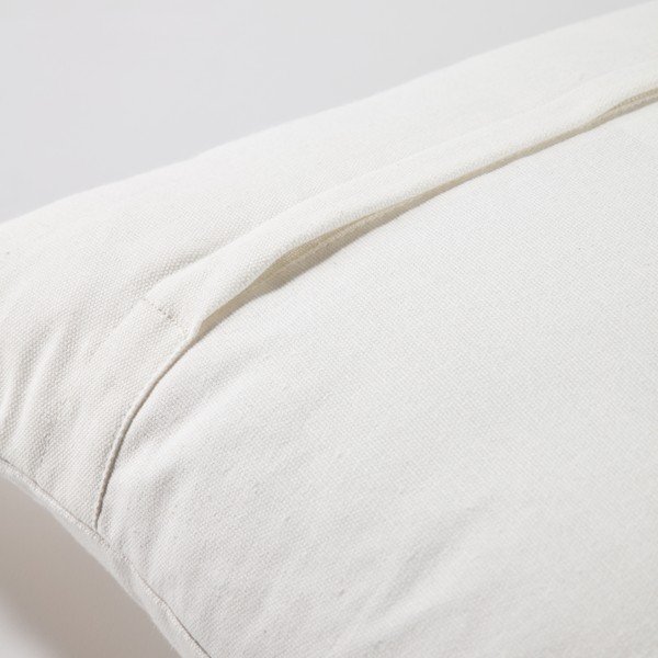 Baltas ekologiškos medvilnės pagalvės užvalkalas Kave Home Miris, 45 x 45 cm-image-2