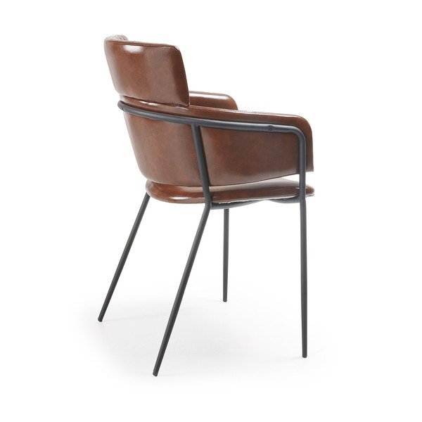 2 rudų valgomojo kėdžių rinkinys "La Forma Rhett-image-3