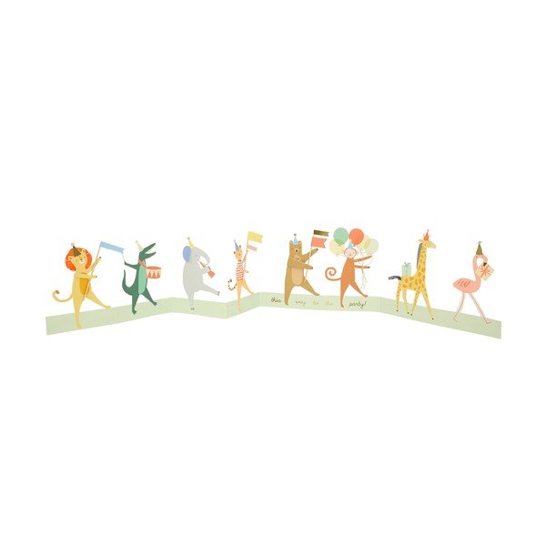 Atvirukas Animal Parade – Meri Meri