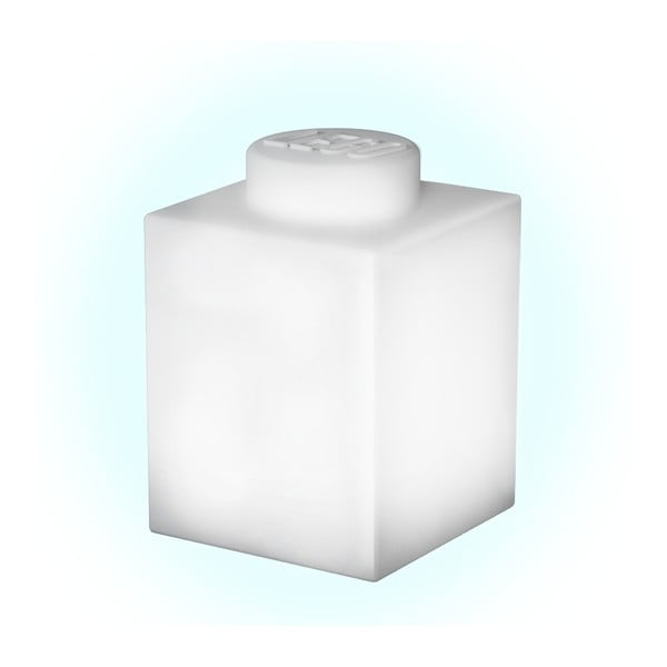 Balta silikoninė naktinė lemputė LEGO® Classic Brick-image-1