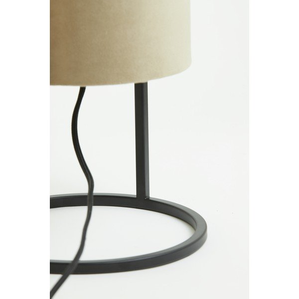 Juodos ir smėlio spalvos stalinė lempa (aukštis 35 cm) Santos - Light & Living-image-4