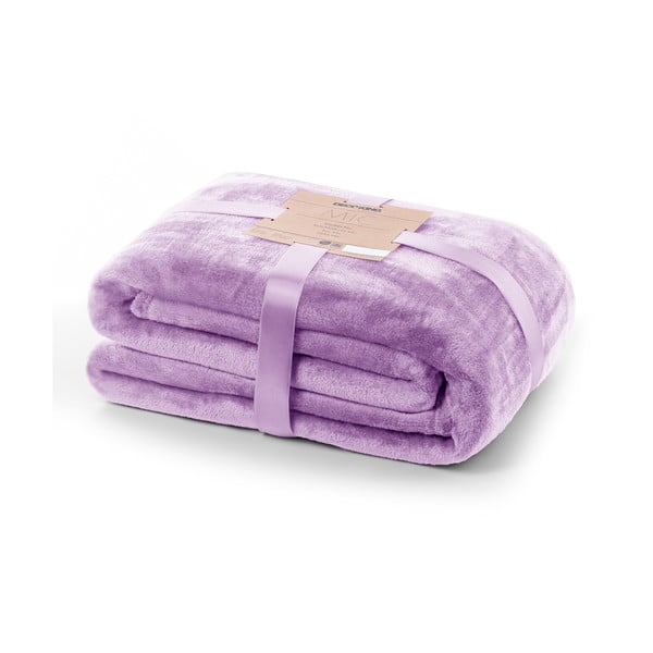 Violetinė mikropluošto antklodė "DecoKing Mic", 200 x 220 cm