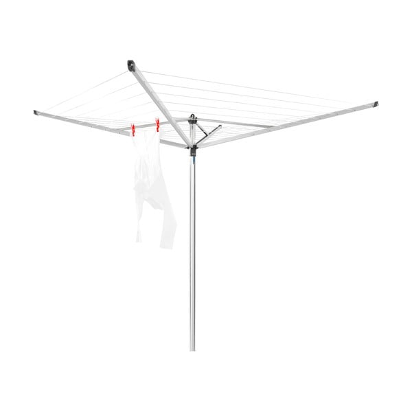 Sidabrinės spalvos sodo skalbinių džiovykla 40 m Topspinner – Brabantia