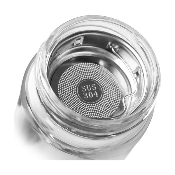 Skleněná láhev na vodu s bambusovým víčkem Orion, 500 ml-image-2