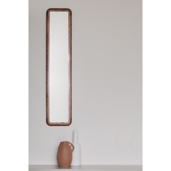 Sieninis veidrodis su medžio masyvo rėmu 26x120 cm Nyko – White Label-image-1