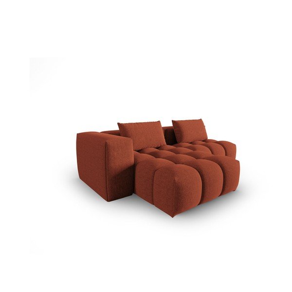 Terakotos spalvos kampinė sofa (su kairiuoju kampu/su gultu) Verona – Cosmopolitan Design-image-3