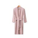 Rožinės spalvos iš muslino chalatas S/M Kimono – Foutastic