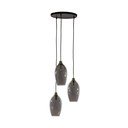 Kabantis šviestuvas tamsiai pilkos spalvos/bronzinės spalvos ø 35 cm su stiklo gaubtu Lukaro – Light & Living