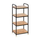 Iš metalo vonios lentyna juodos spalvos/natūralios spalvos 42x94,5 cm Loft – Wenko